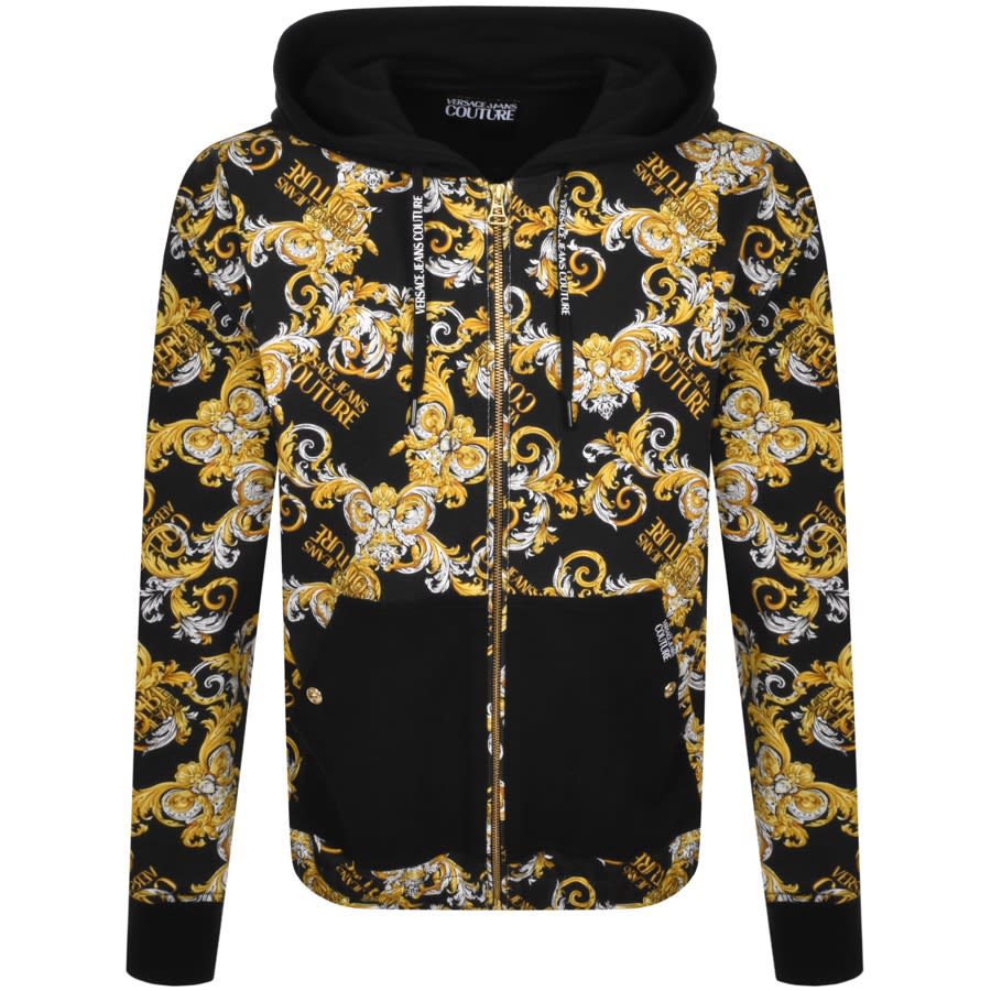 Alternative Image for ProductVersace Jeans Couture Logo Hooded Jacket Black1
